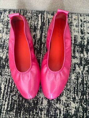 Arche Pink Patent Leather Flats (US 7; EU 37)